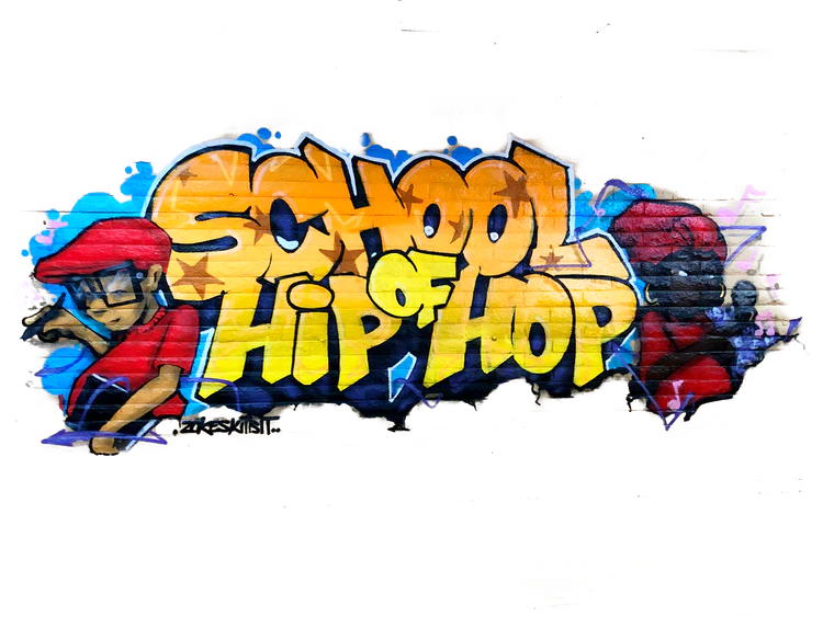 school of hip hop logo.
