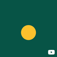 a green circle with a yellow dot in the middle.